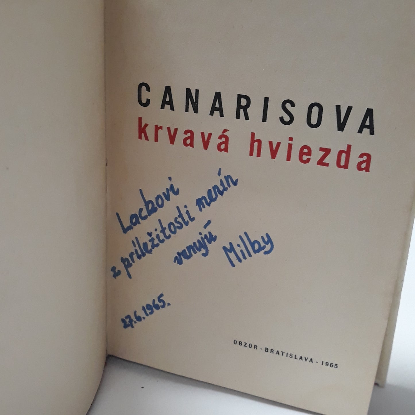 Canarisova krvavá hviezda