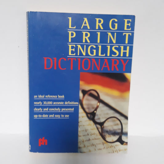 Large Print English Dictionary