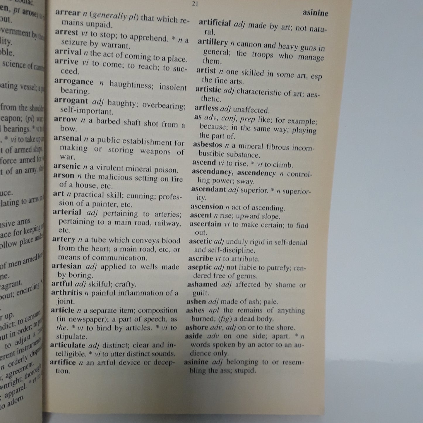 Large Print English Dictionary