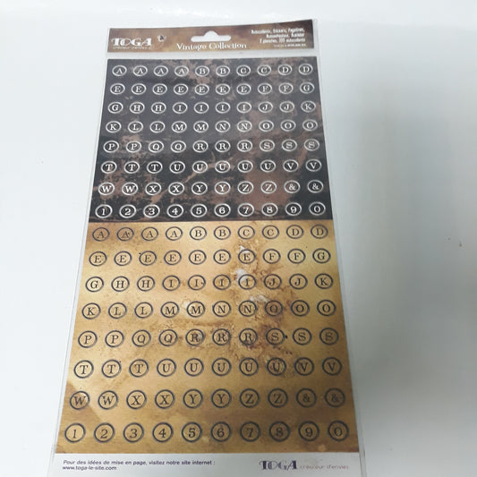 2 kartičky s nálepkami