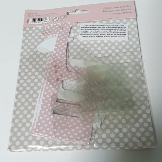 Sada krabičiek v tvare žirafy