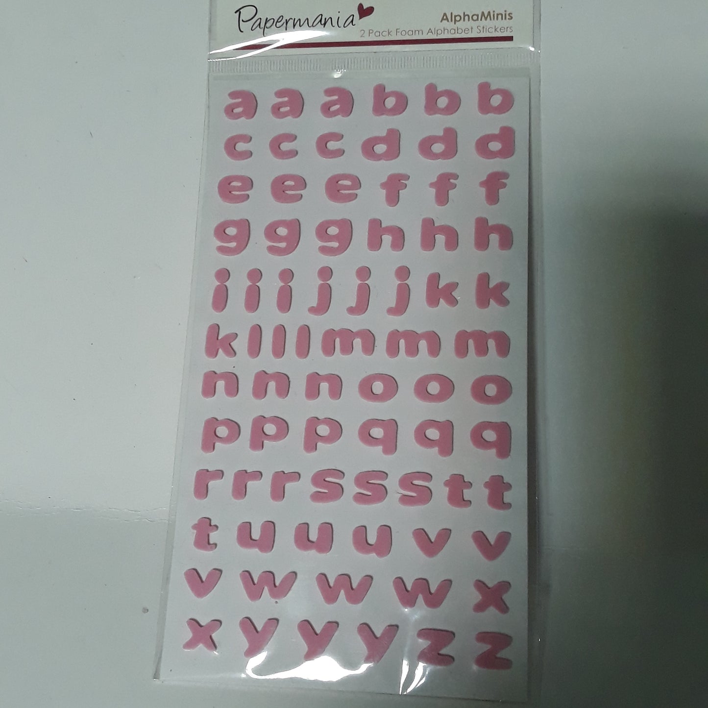 Penové nálepky ružové