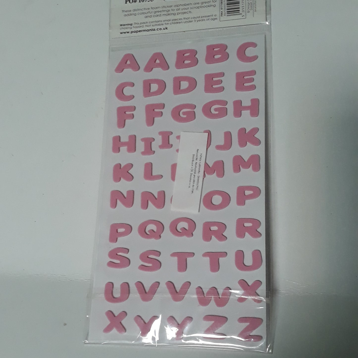 Penové nálepky ružové