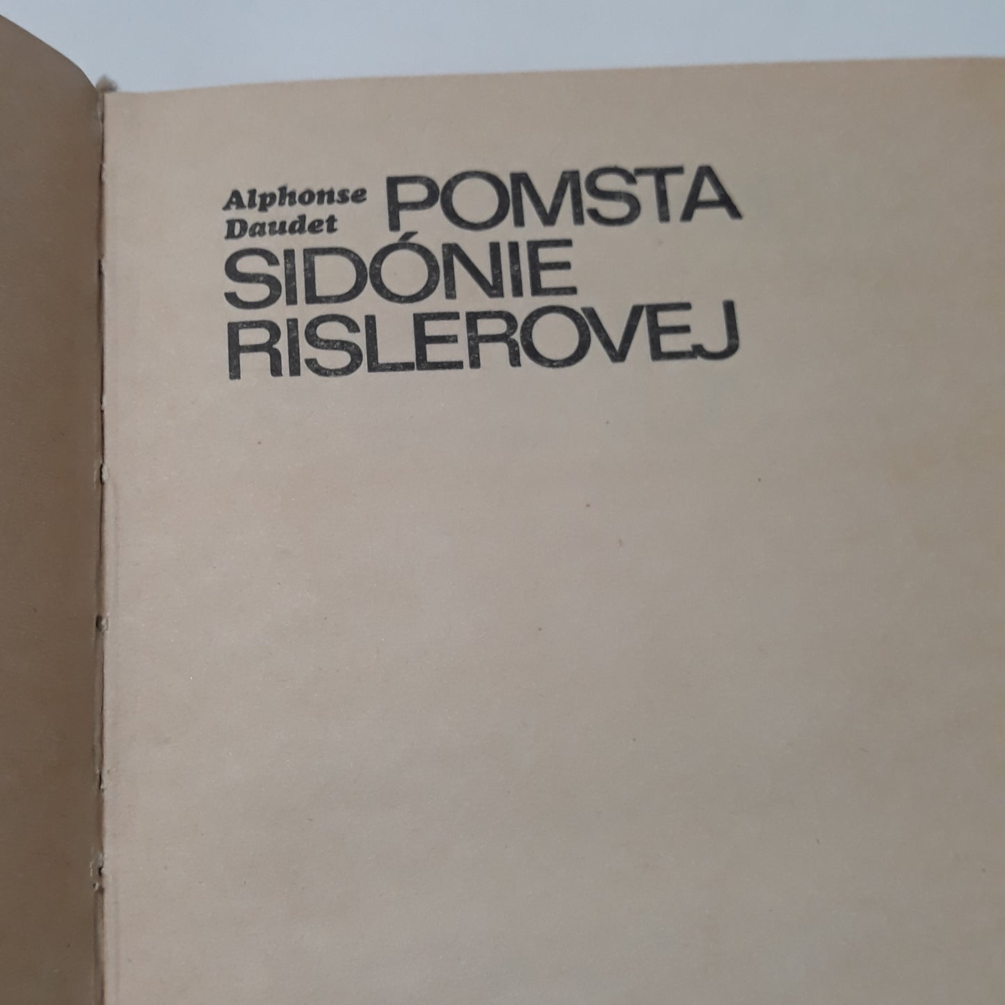 Pomsta Sidónie Rislerovej
