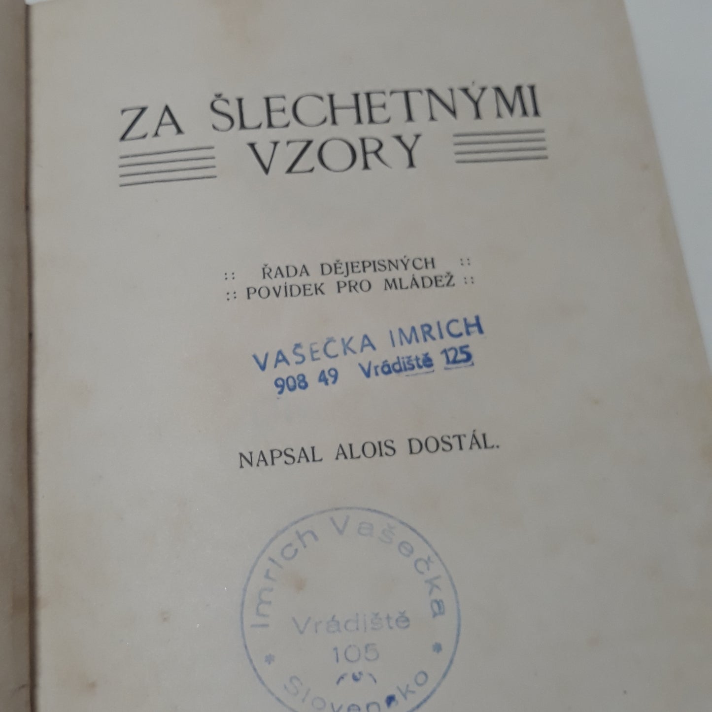 Za šlechetnými vzory