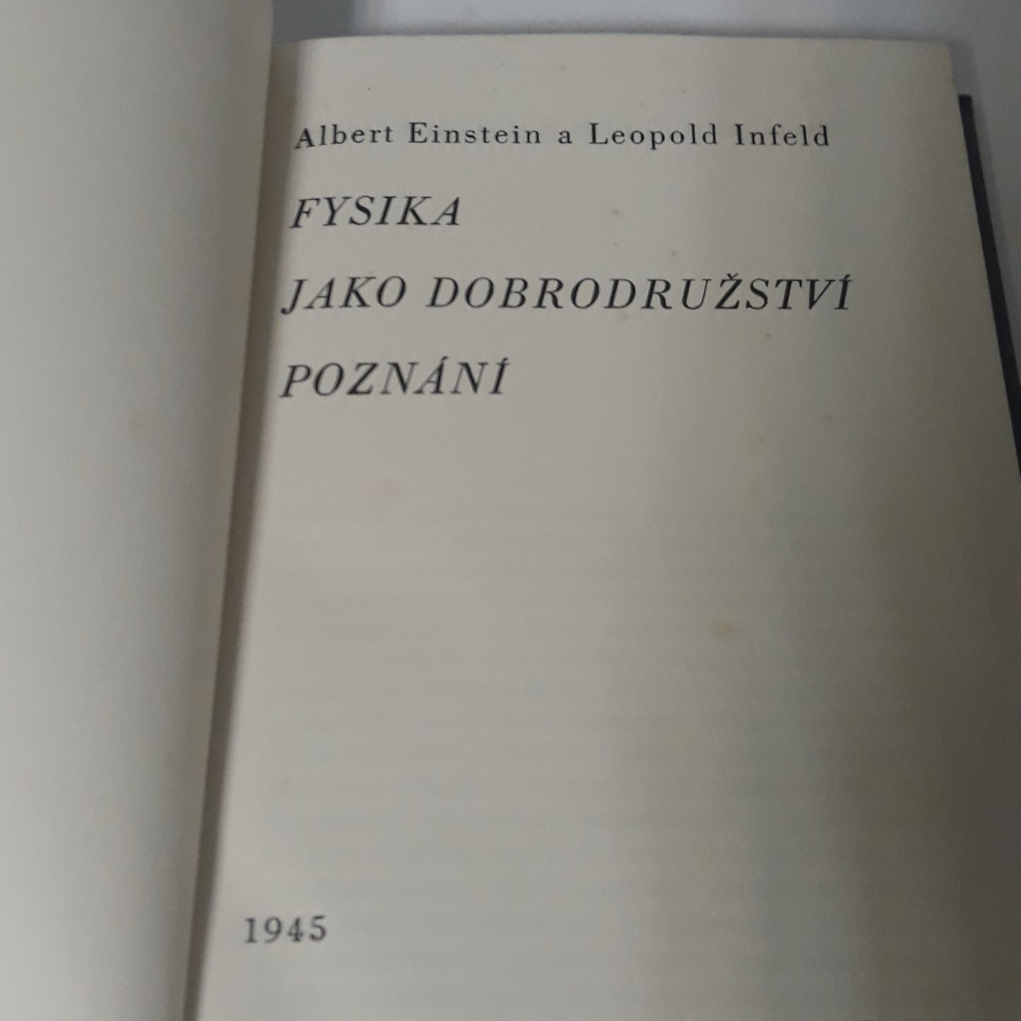 Fysika jako dobrodružství poznání