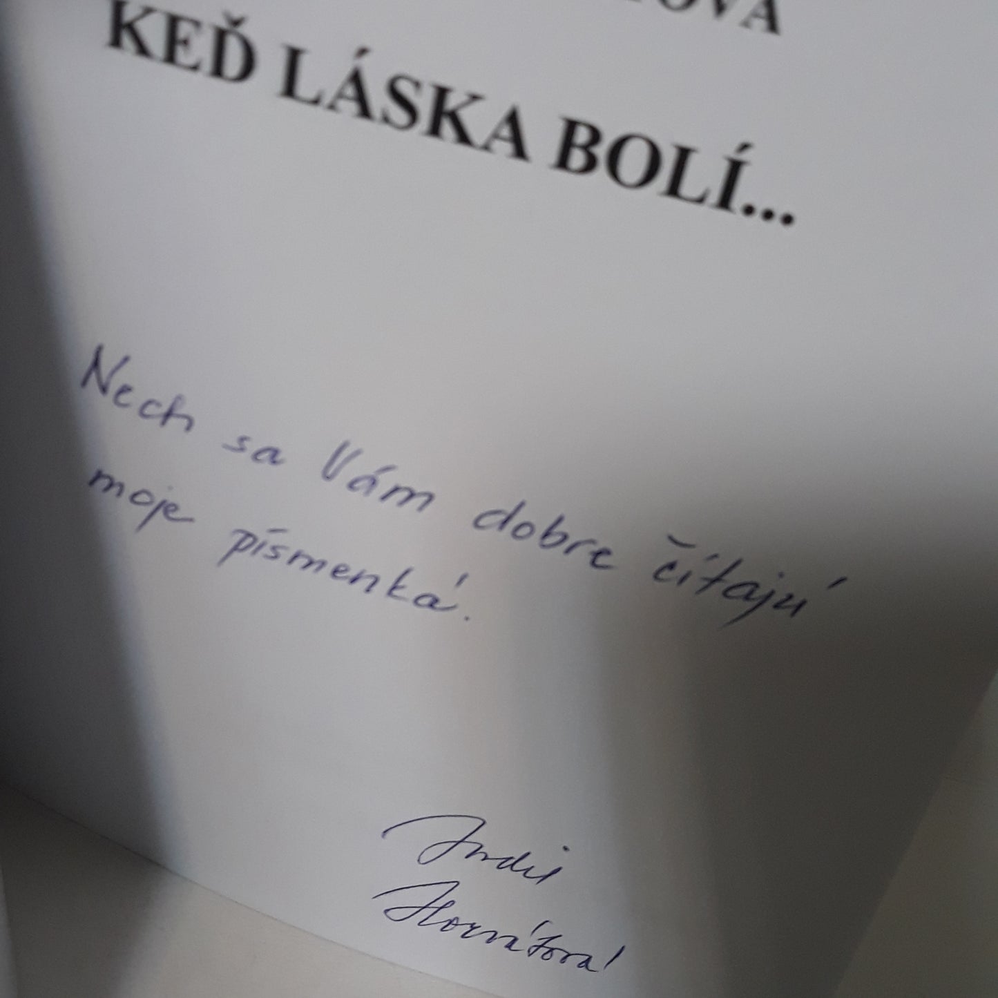 Keď láska bolí...
