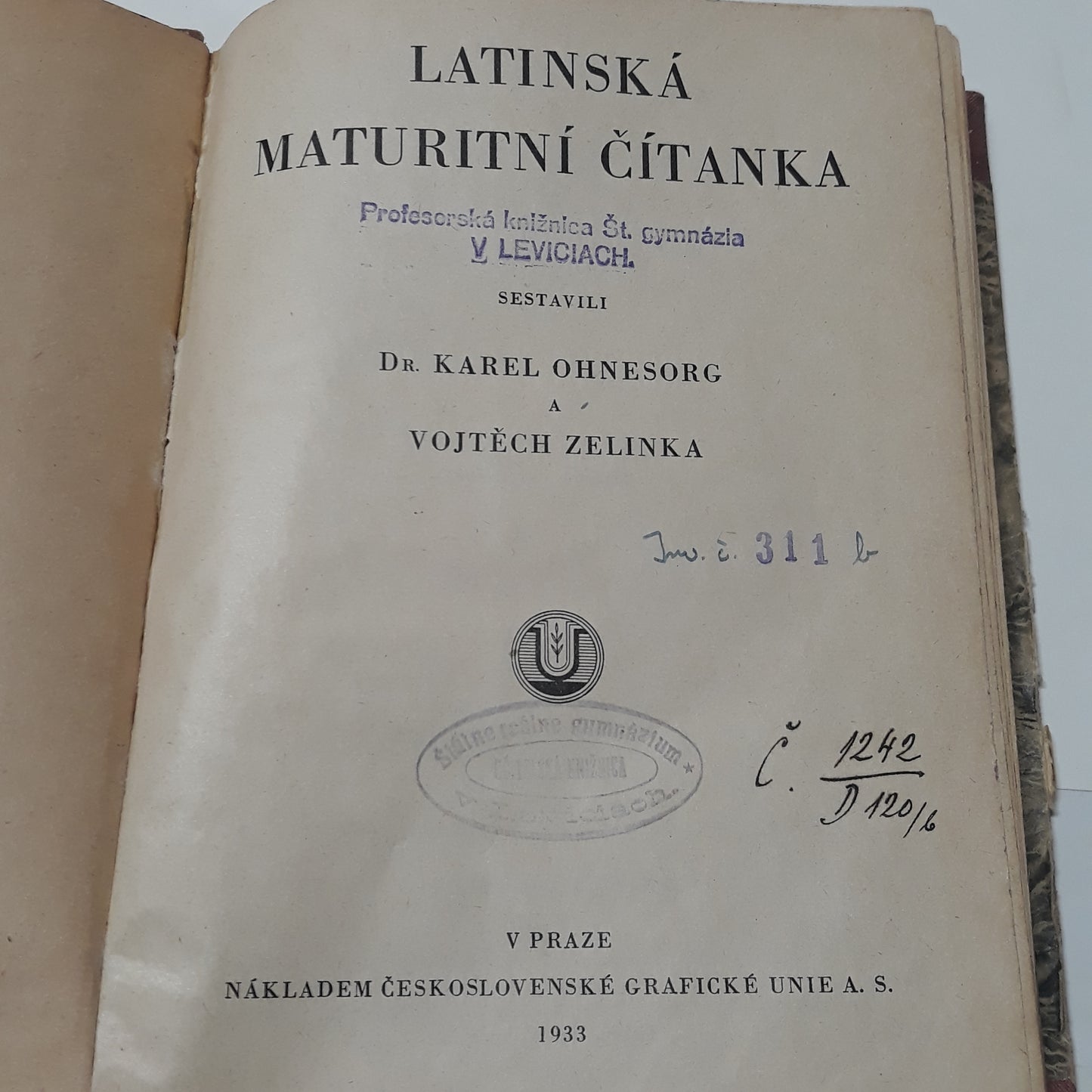 Latinská maturitní čítanka