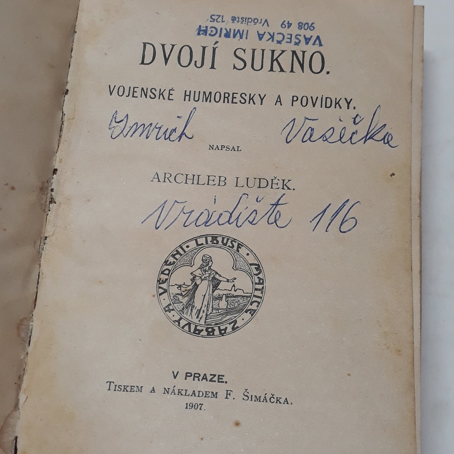 Dvojí sukno, Z vojenských lazaretů