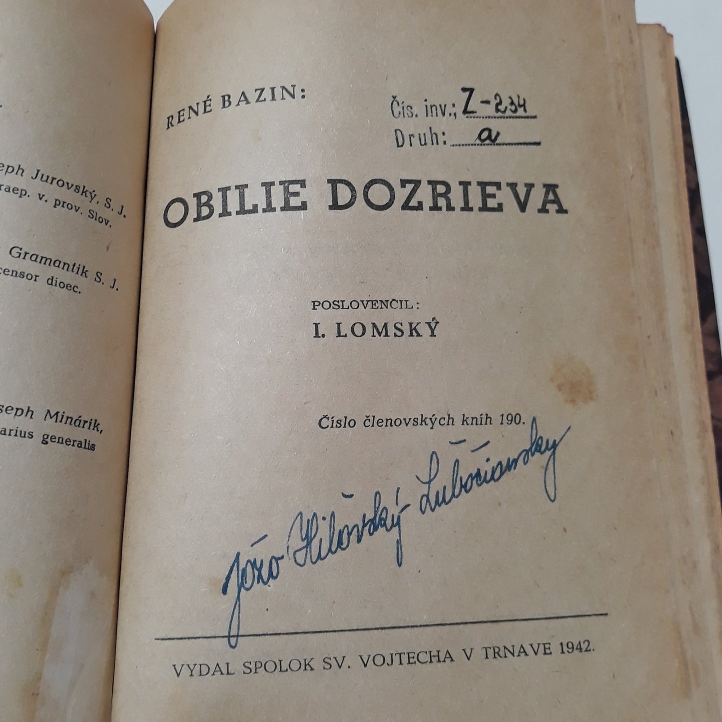 Zostaňte doma, Desatoro rodičovskej výchovy, Obilie dozrieva
