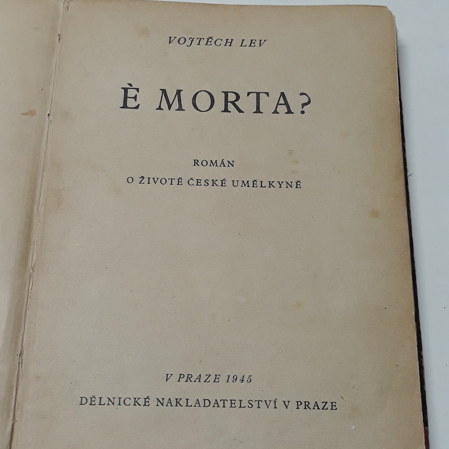 È Morta?