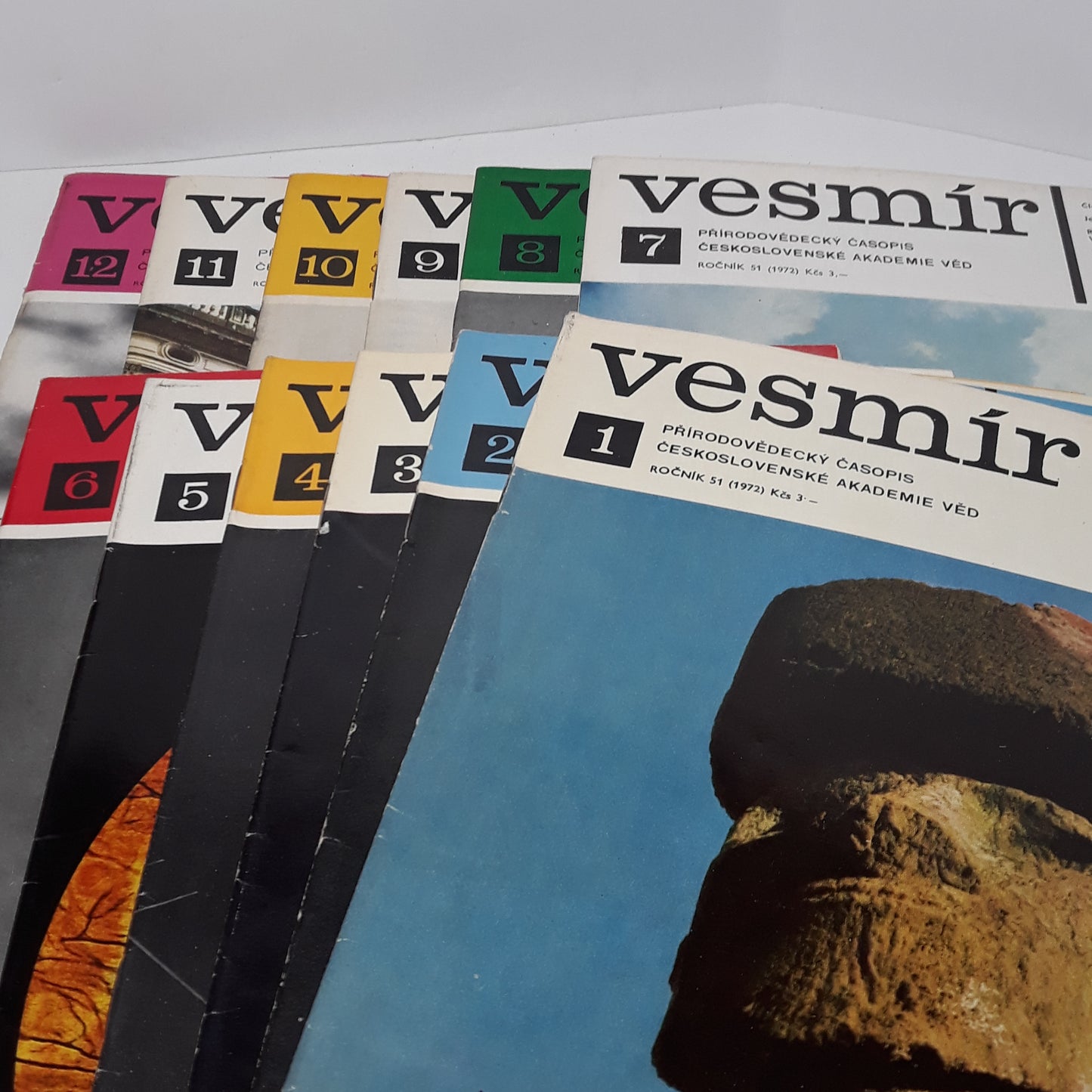 Vesmír 1972 ( kompletný ročník)