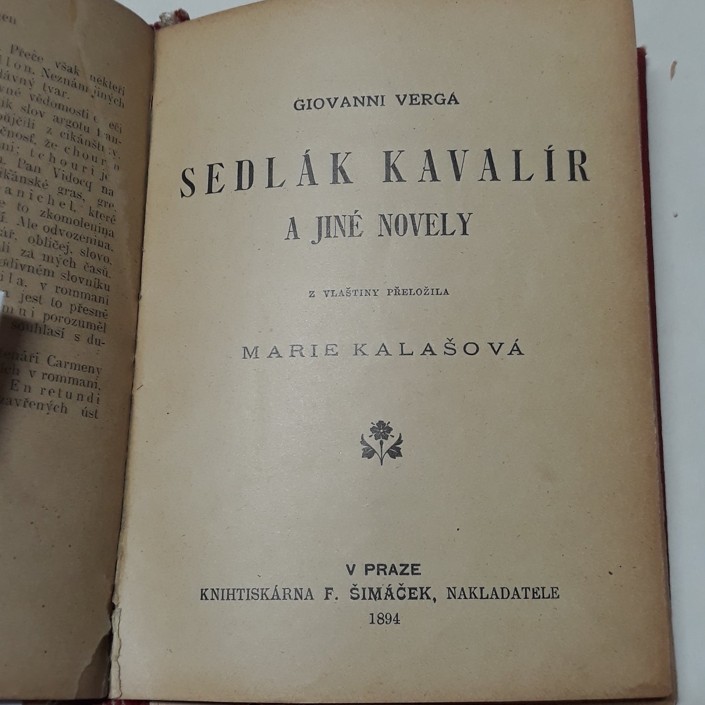 Nestěstí tety Uršuly, Posvátný úkol, Carmen, Sedlák kavalír a jine novely