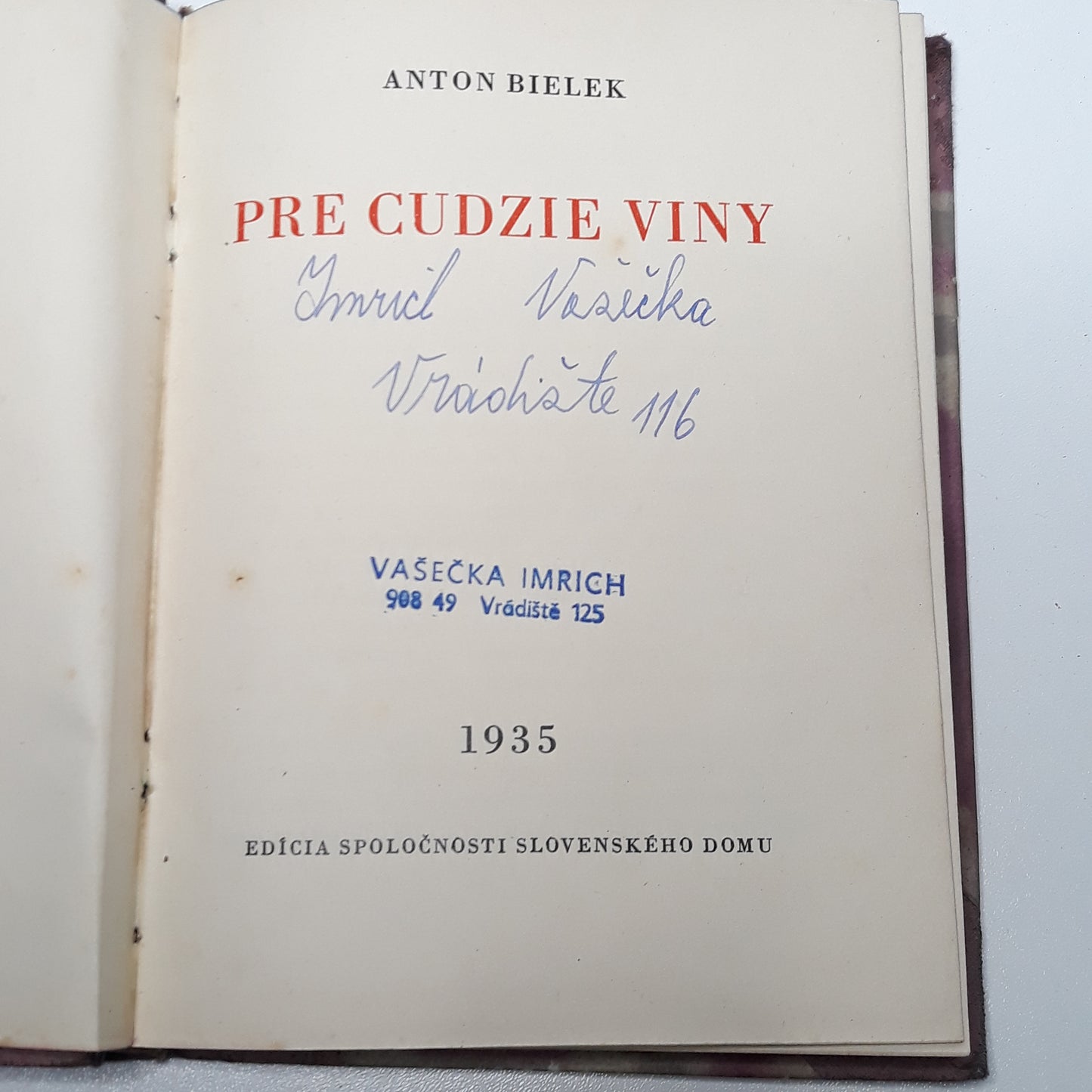 Pre cudzie viny