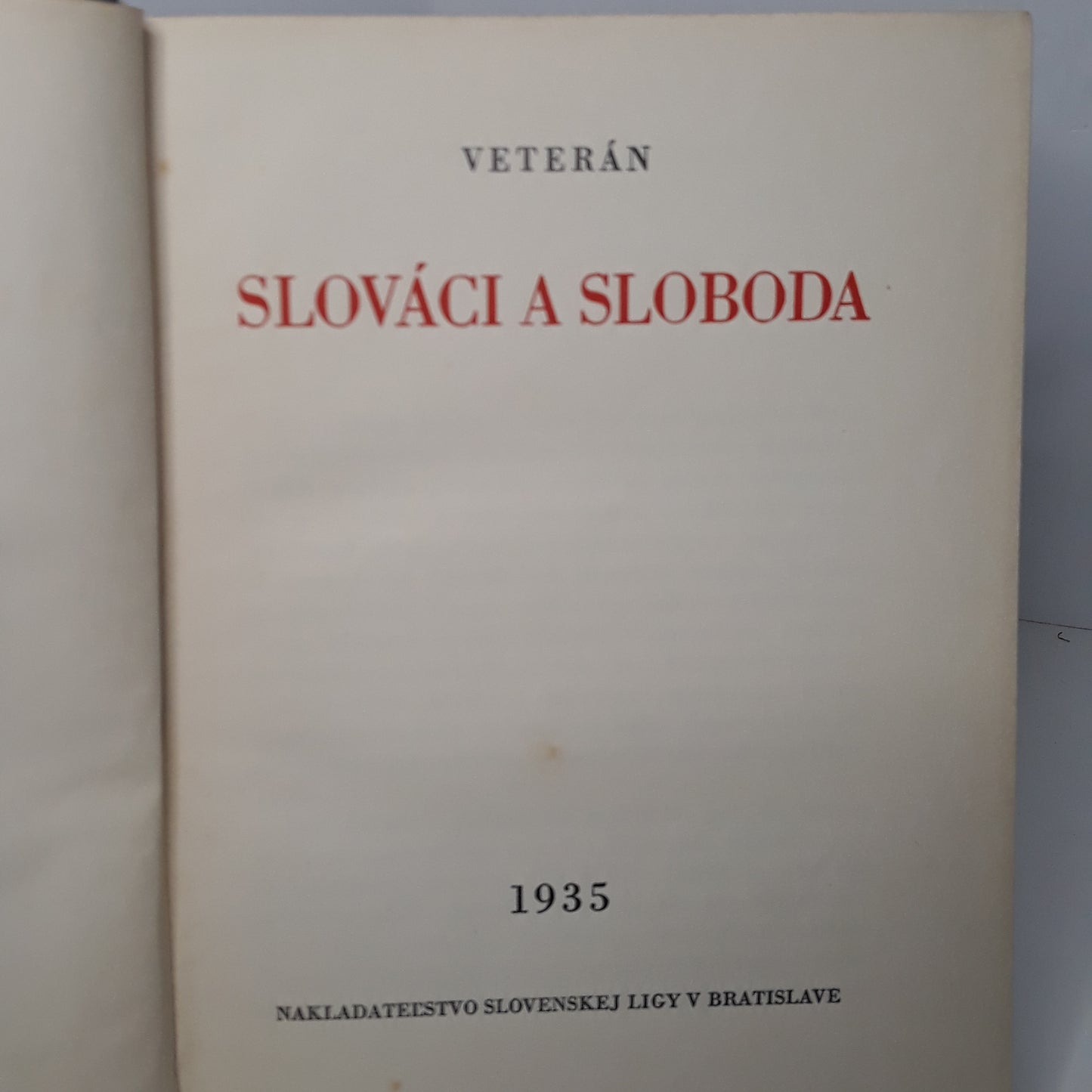 Slováci a sloboda