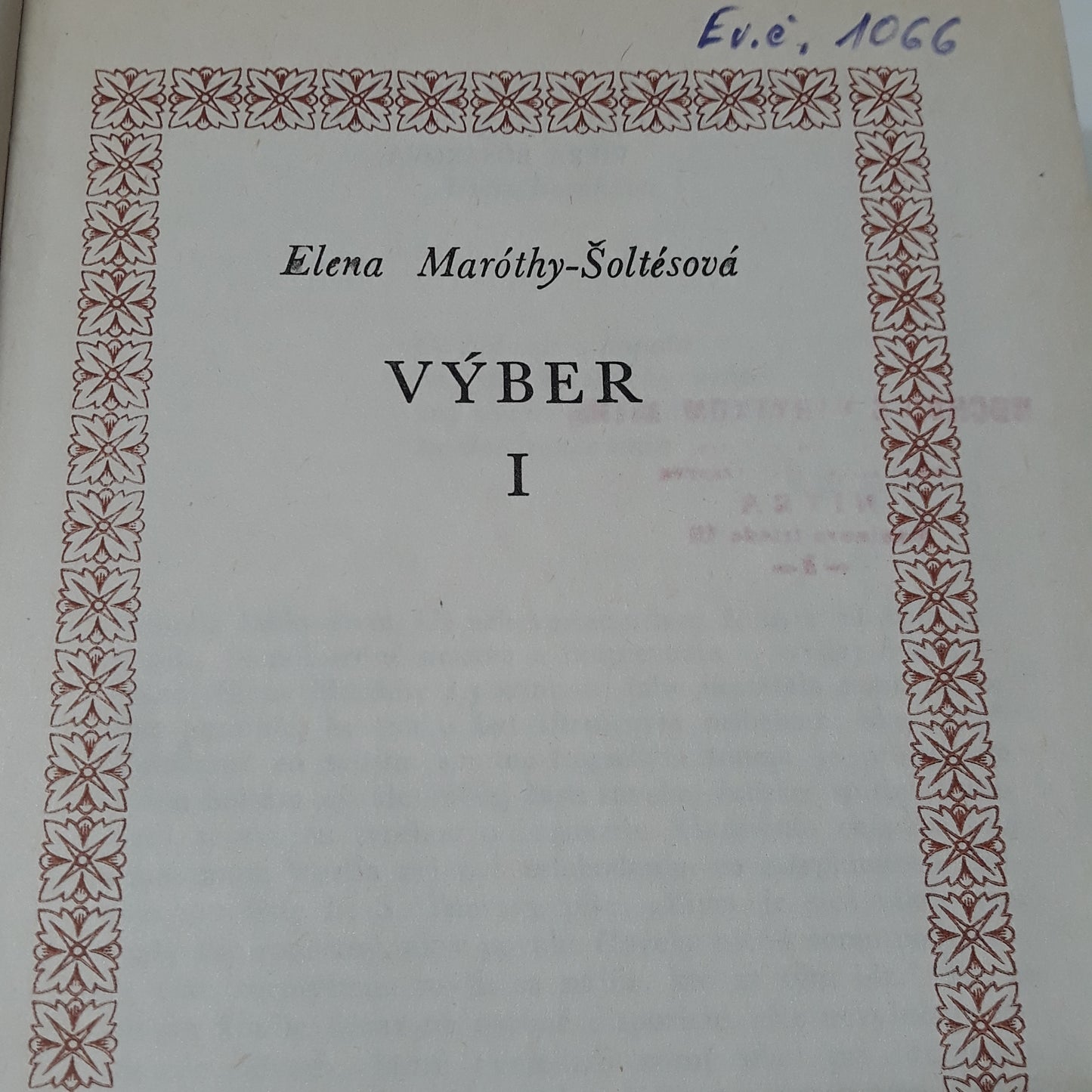 Výber I