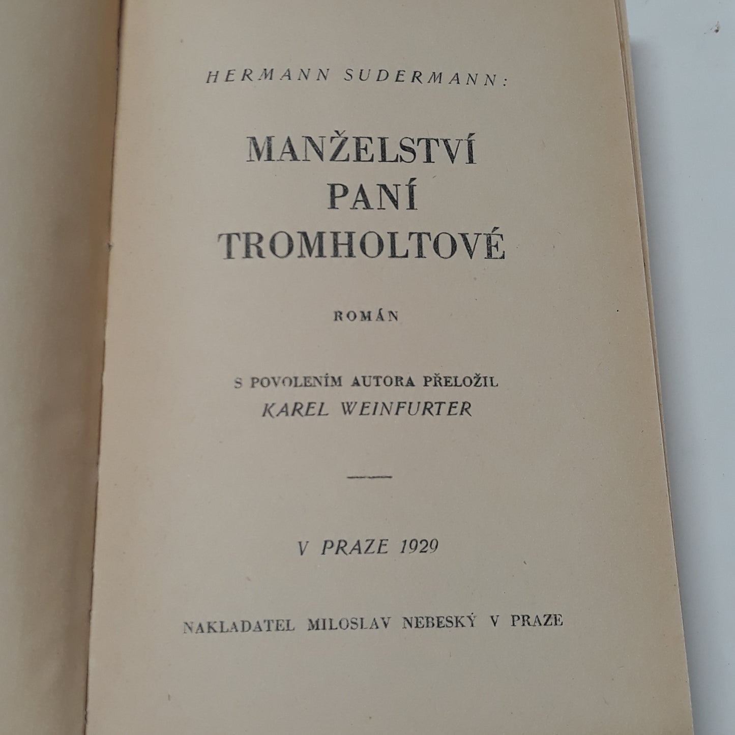 Manželství paní Tromholtové II