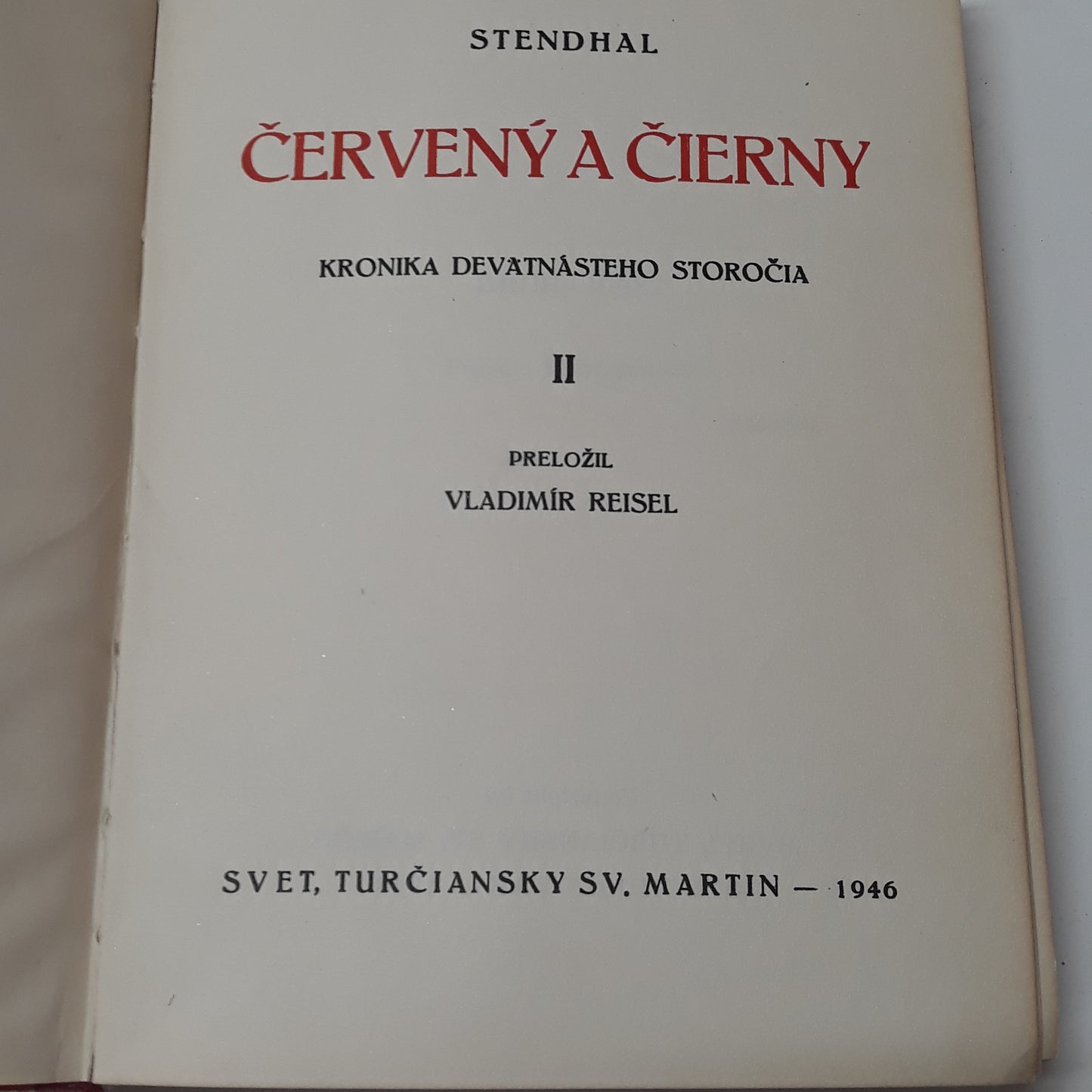 Červený a čierny II