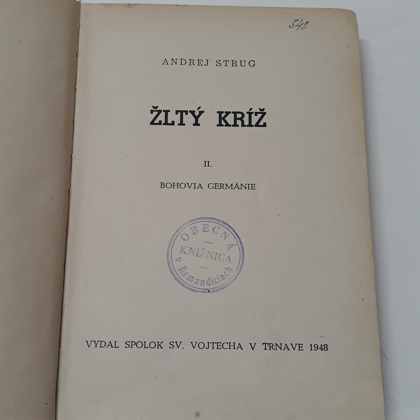 Žltý kríž II