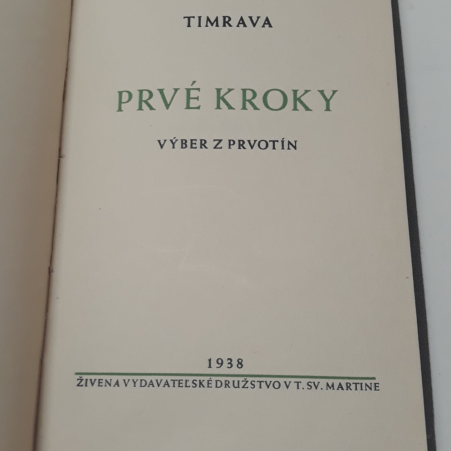 Prvé kroky