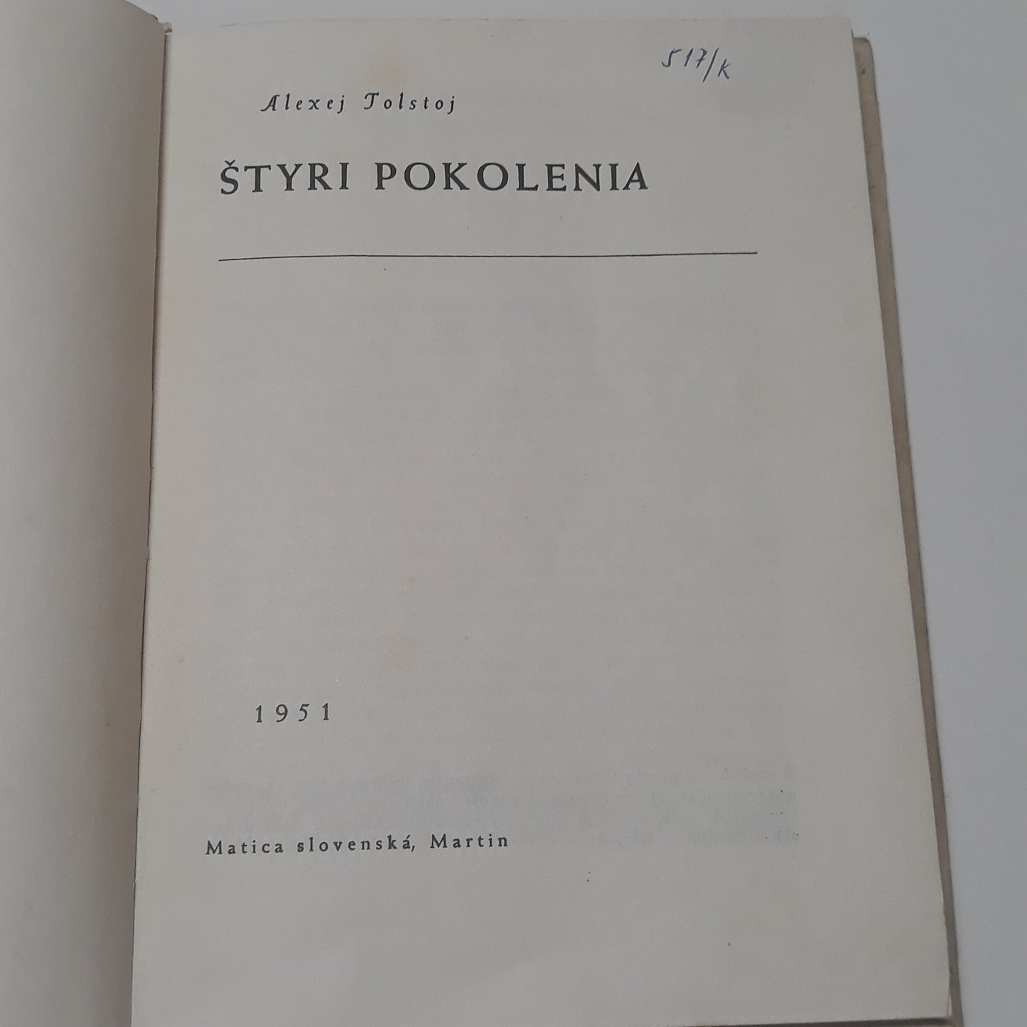 Štyri pokolenia