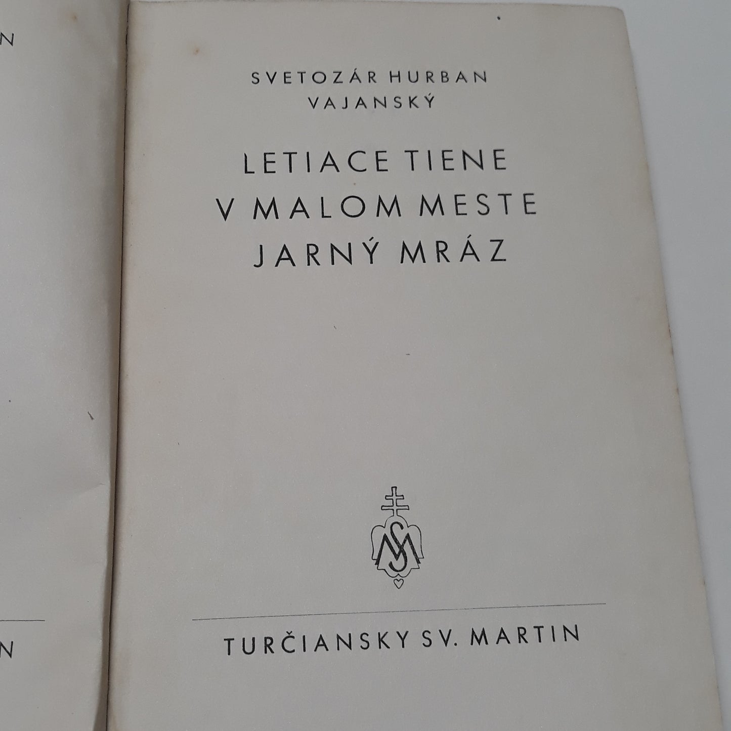 Sobrané diela S. H. Vajanského 3 - Letiace tiene, V malom meste, Jarný mráz