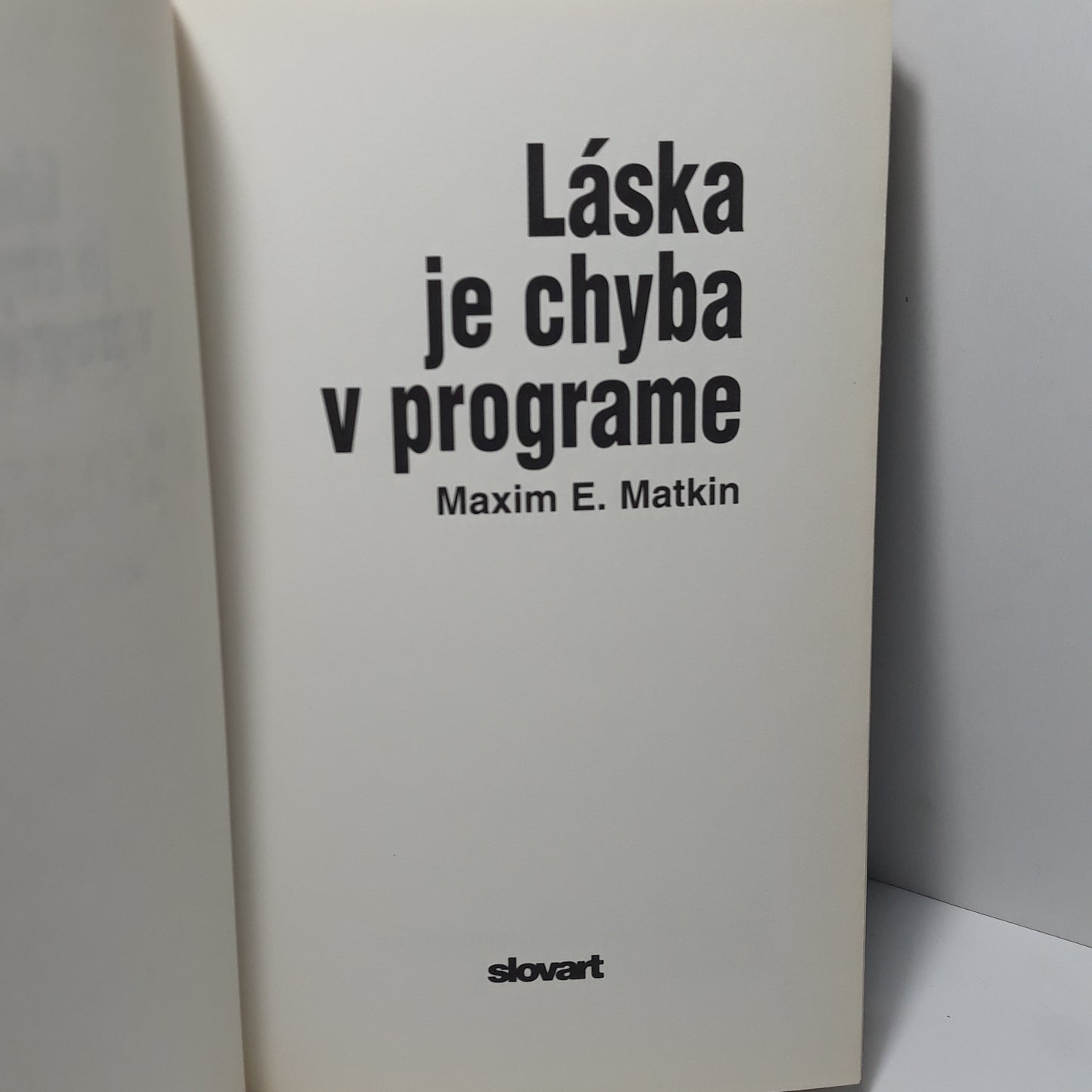 Láska je chyba v programe