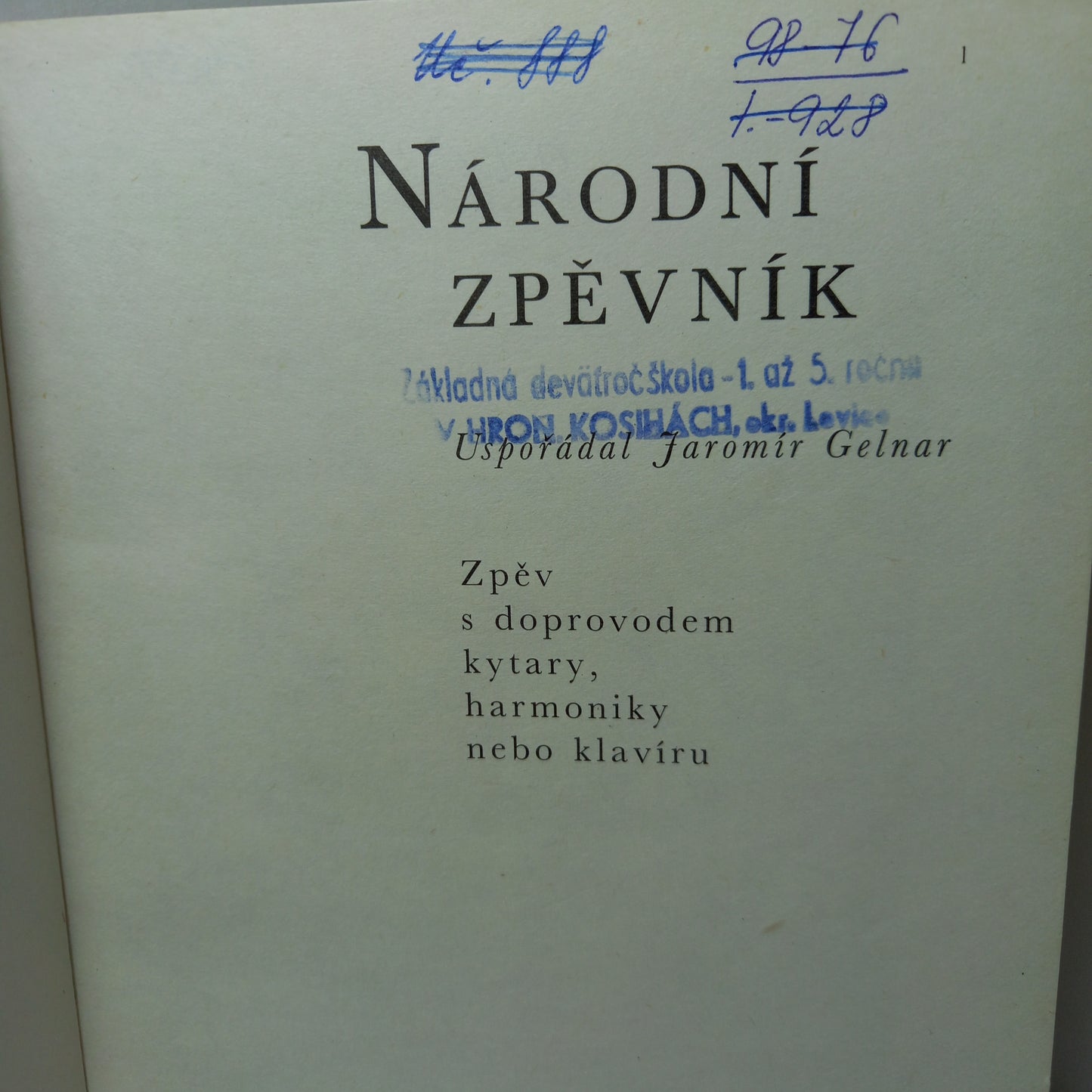 Národní zpěvník
