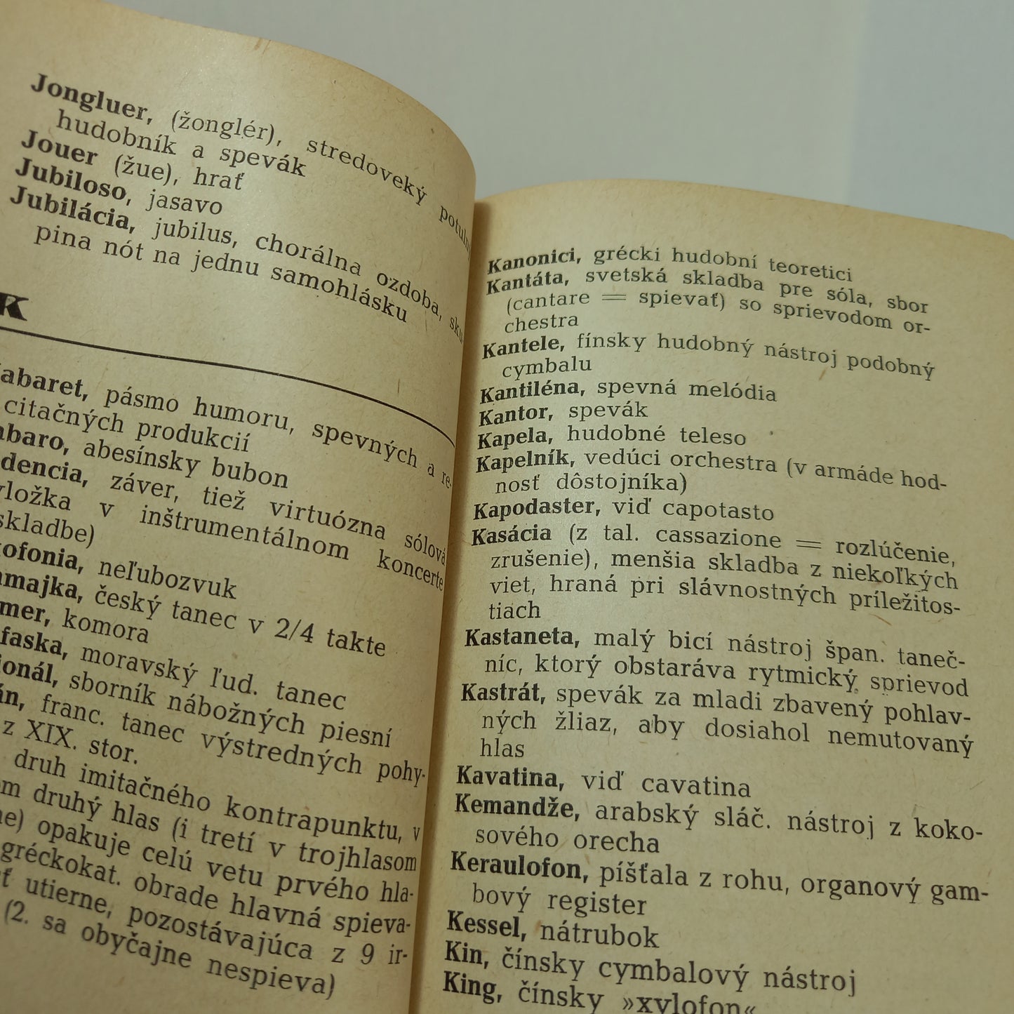 Slovník hudobných výrazov