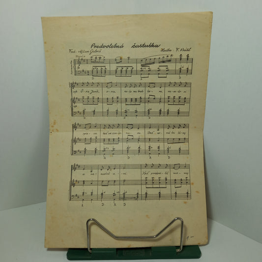 Predvolebná častuška