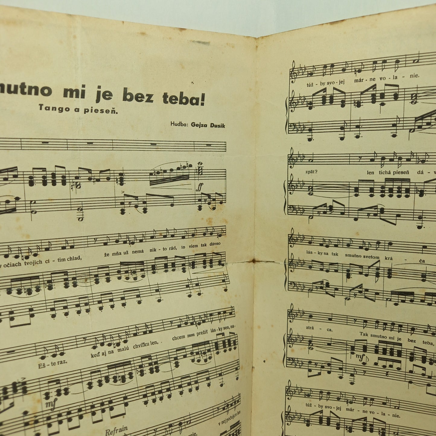 Tak smutno mi je bez teba!