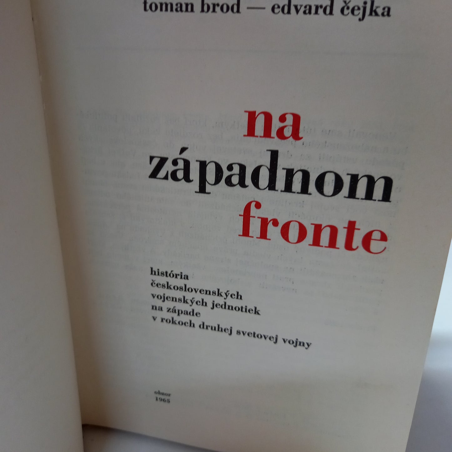Na západnom fronte