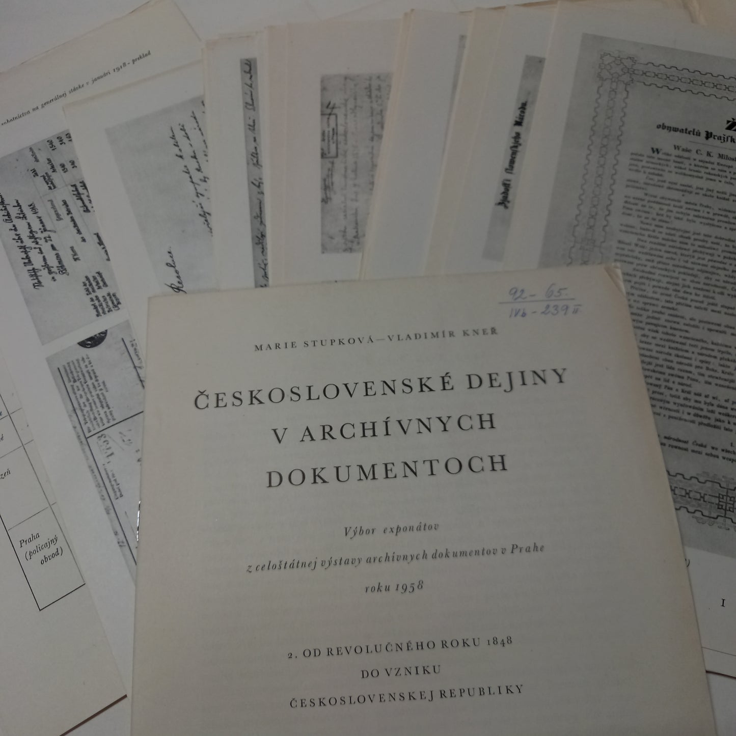 Československé dejiny v archívnych dokumentoch - Od revolučného roku 1848 do vzniku Československej republiky