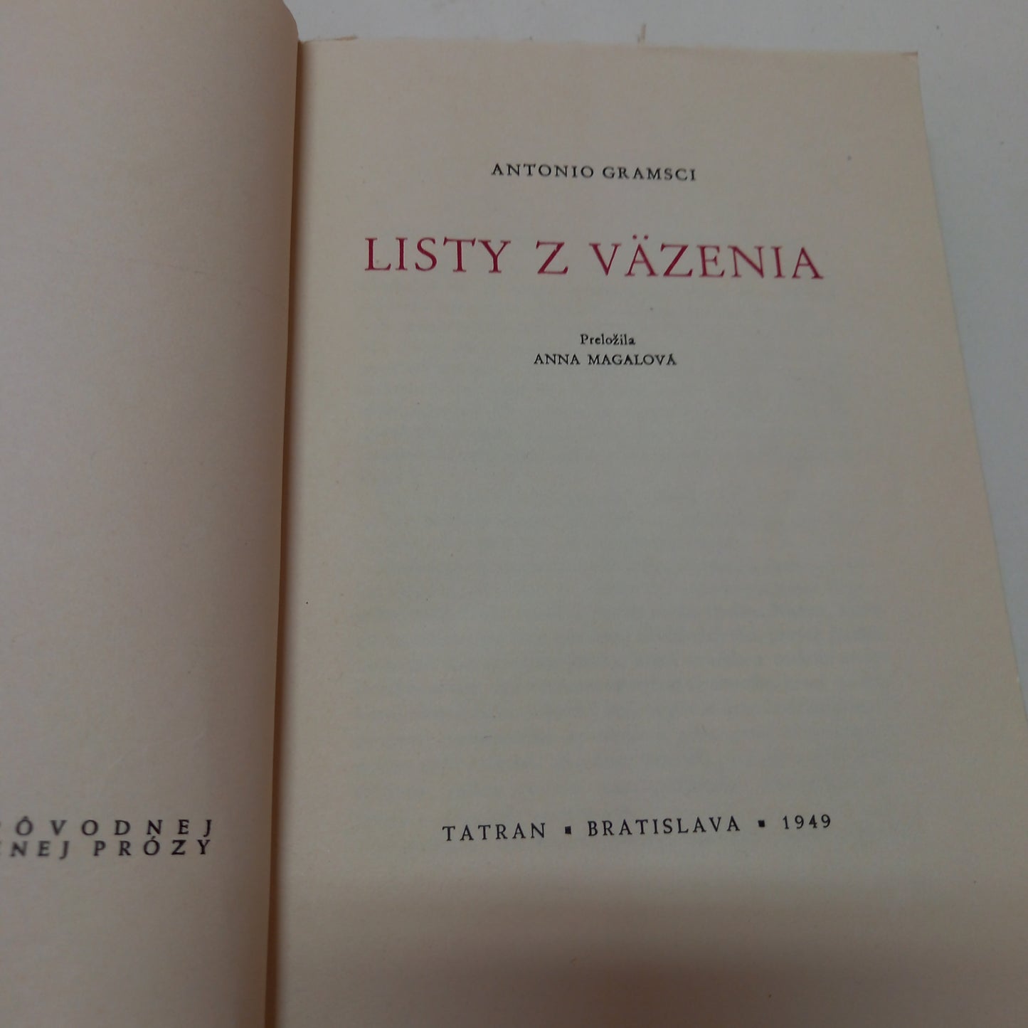 Listy z väzenia