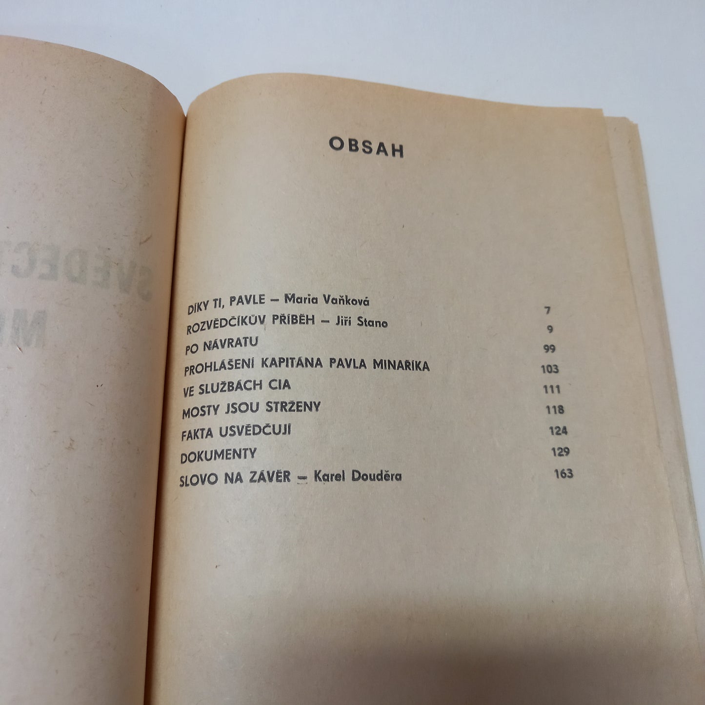 Svědectví kapitána Minaříka