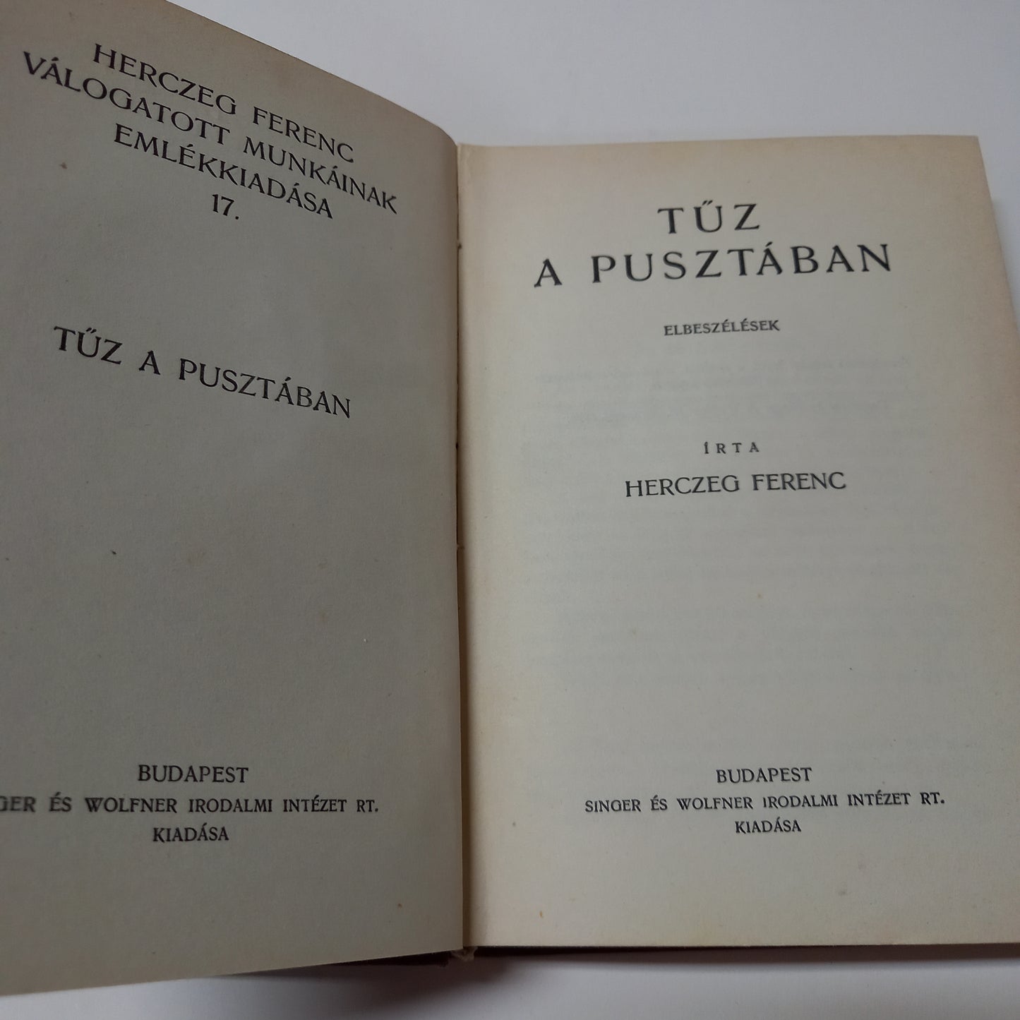 Válogatott munkáinak emlékkiadása
