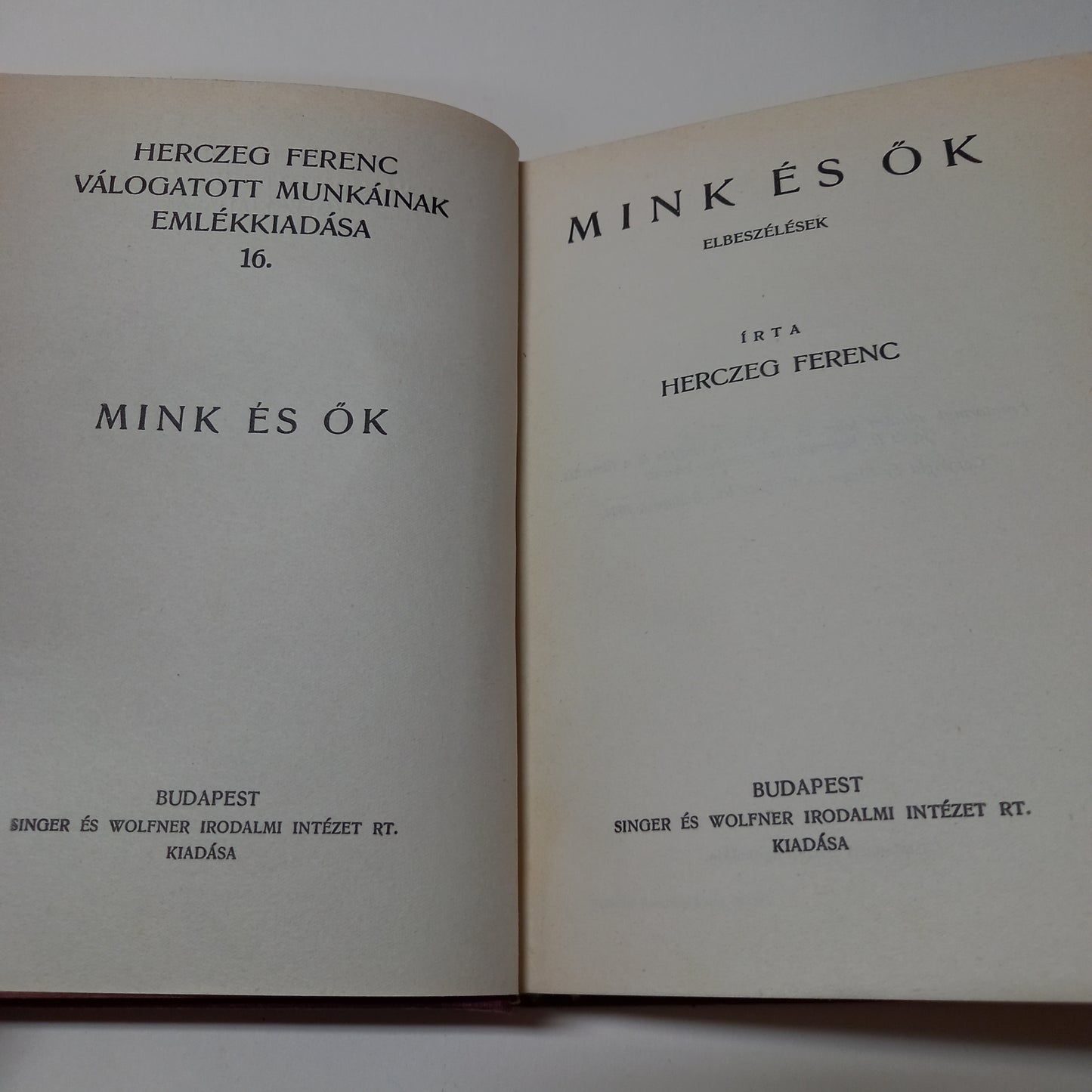 Válogatott munkáinak emlékkiadása