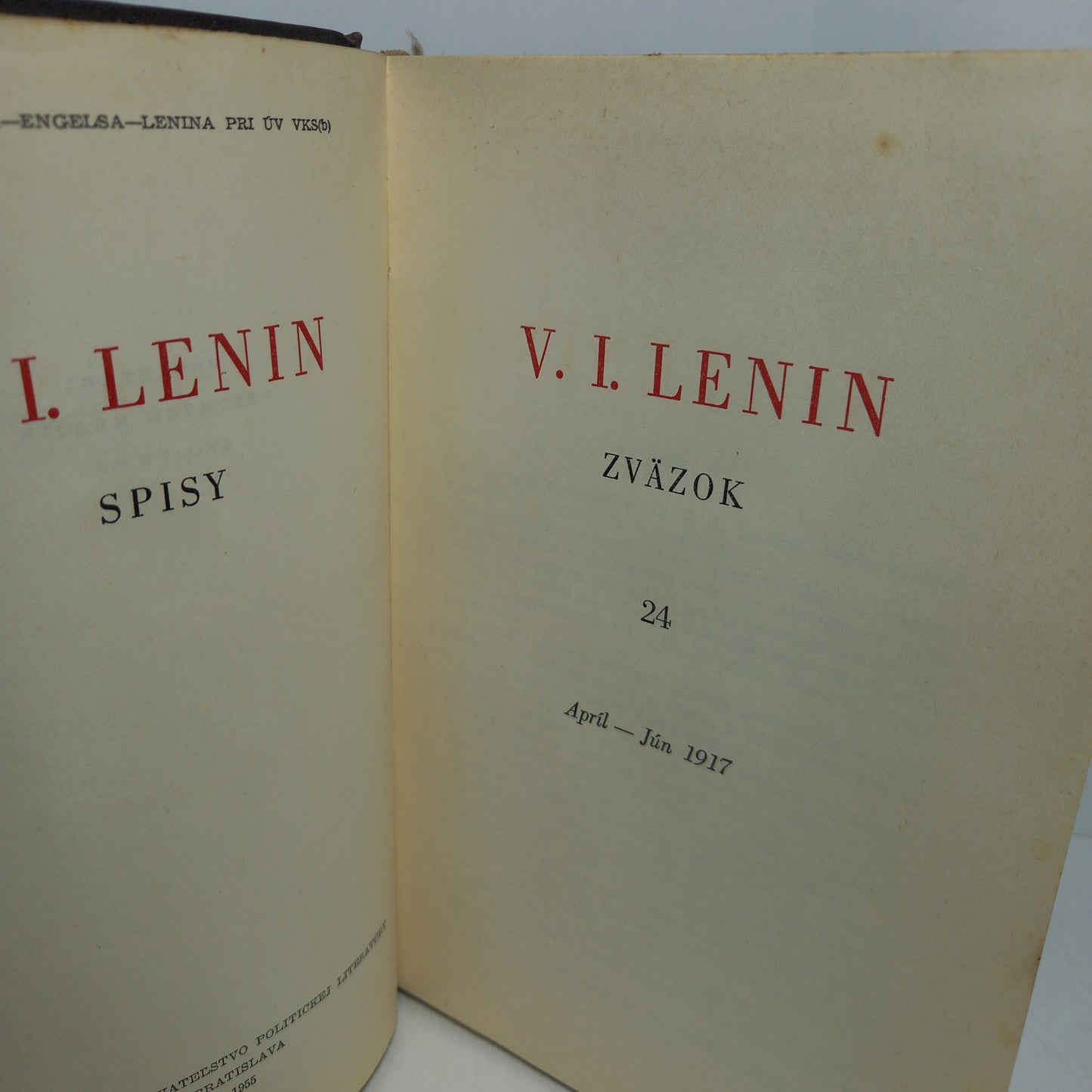 Spisy V. I. Lenin 24