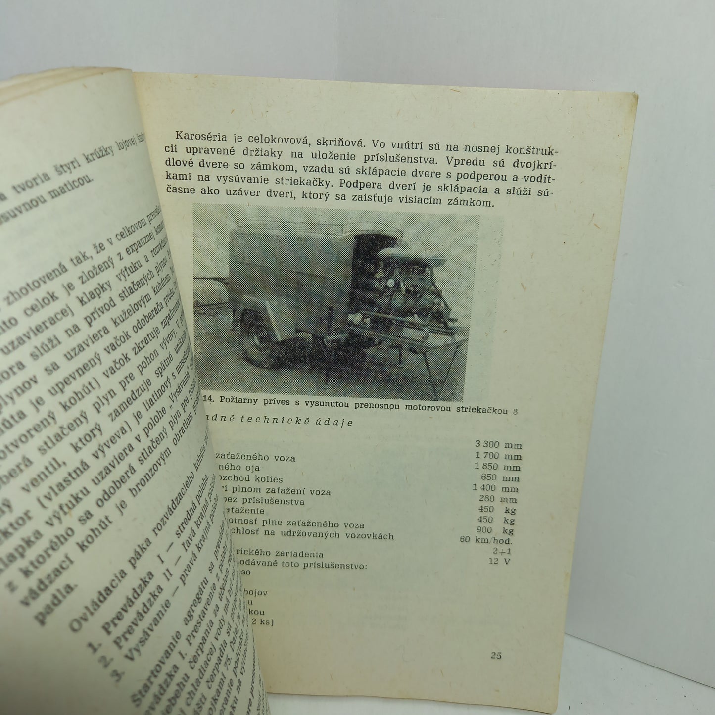 Požiarne automobily a požiarne prívesy používané v ČSSR
