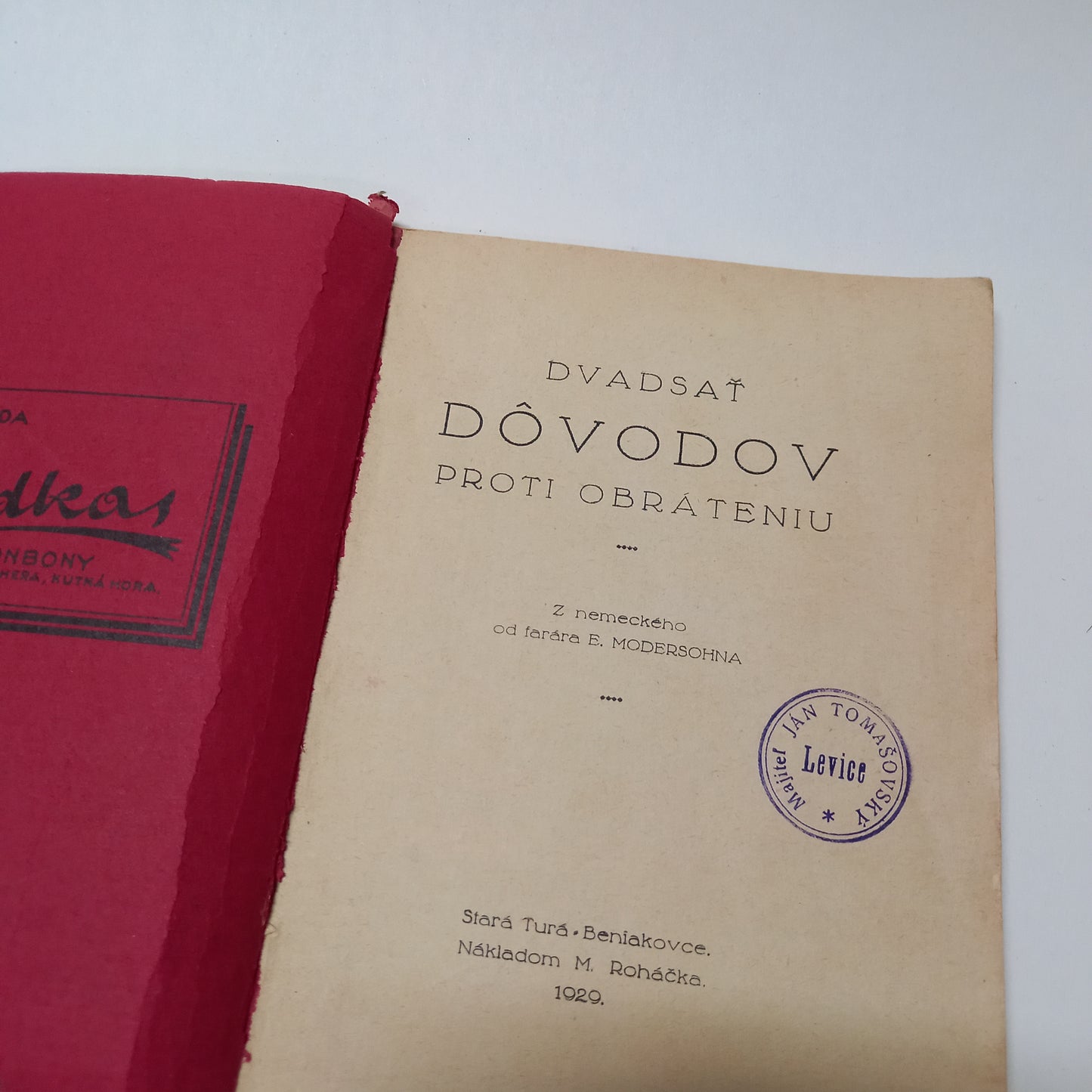 Dvadsať dôvodov proti obráteniu