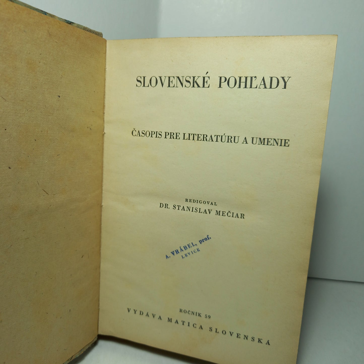 Slovenské pohľady 1943 - kompletný ročník