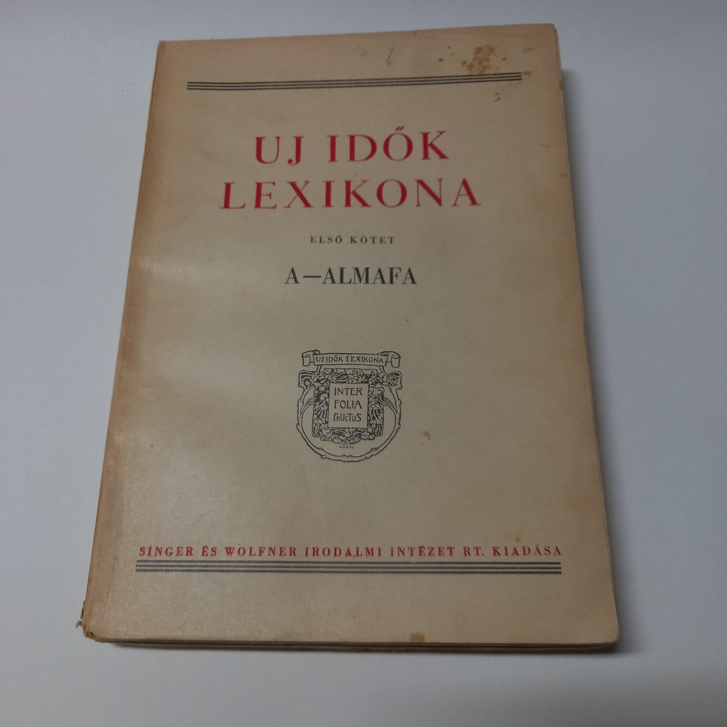 Uj idők lexikona