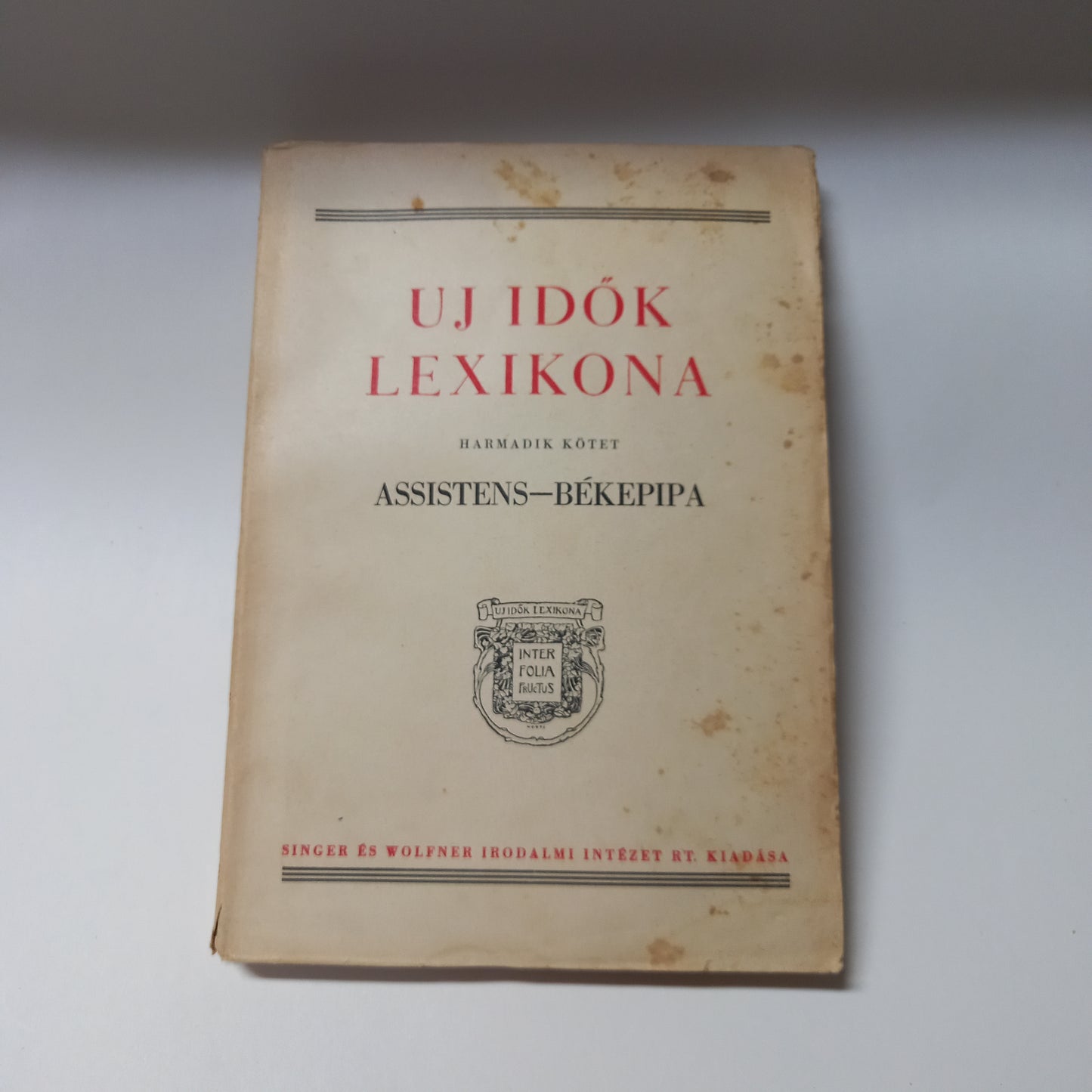 Uj idők lexikona