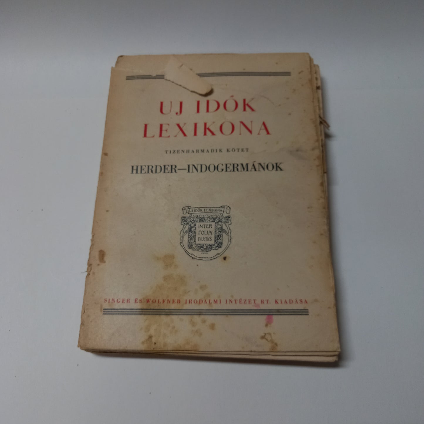 Uj idők lexikona