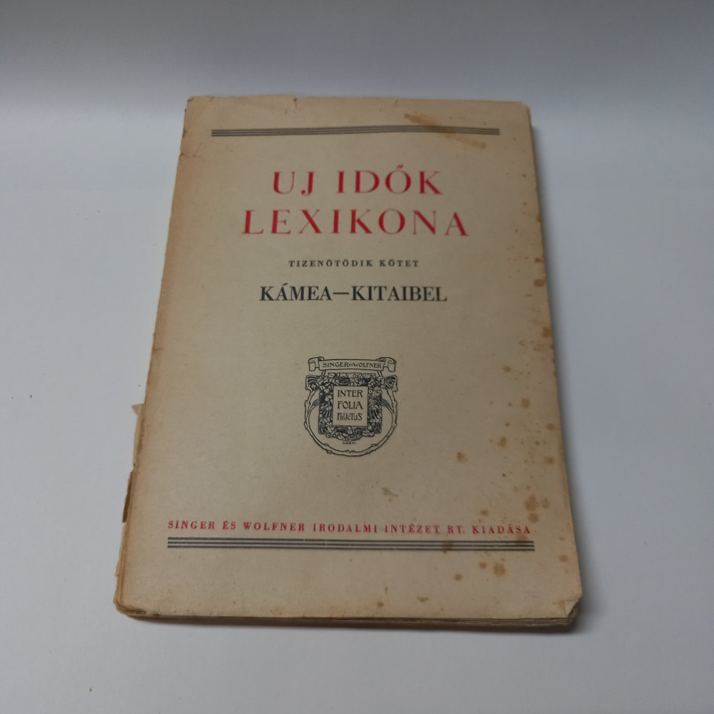 Uj idők lexikona