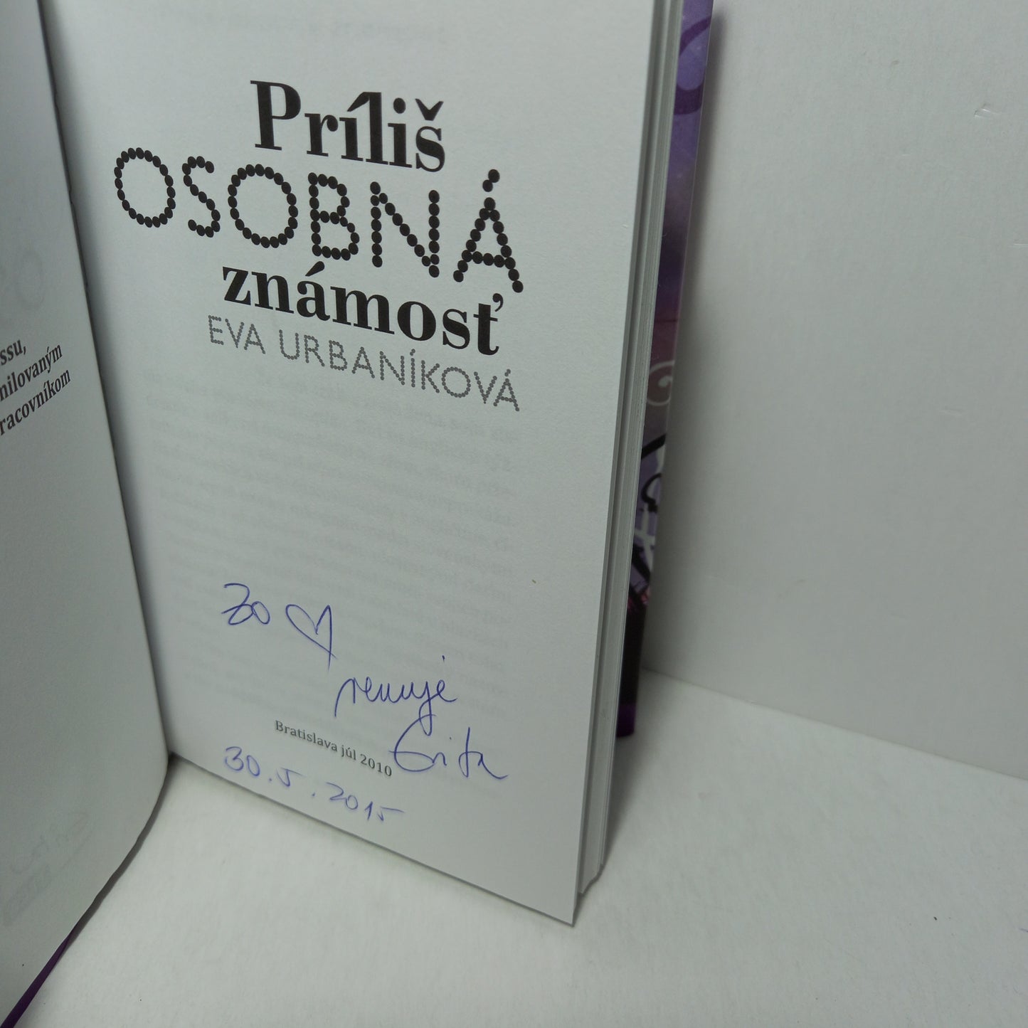 Príliš osobná známosť