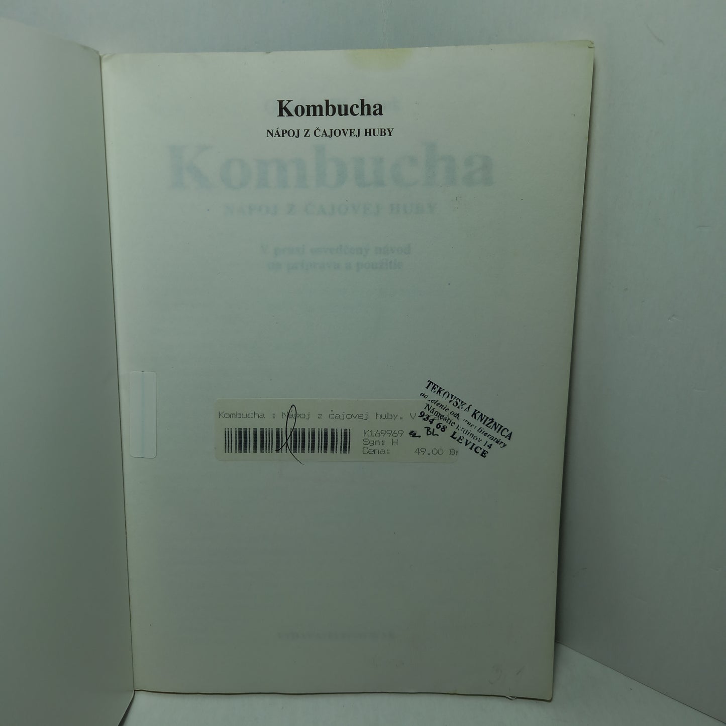 Kombucha - nápoj z čajovej huby