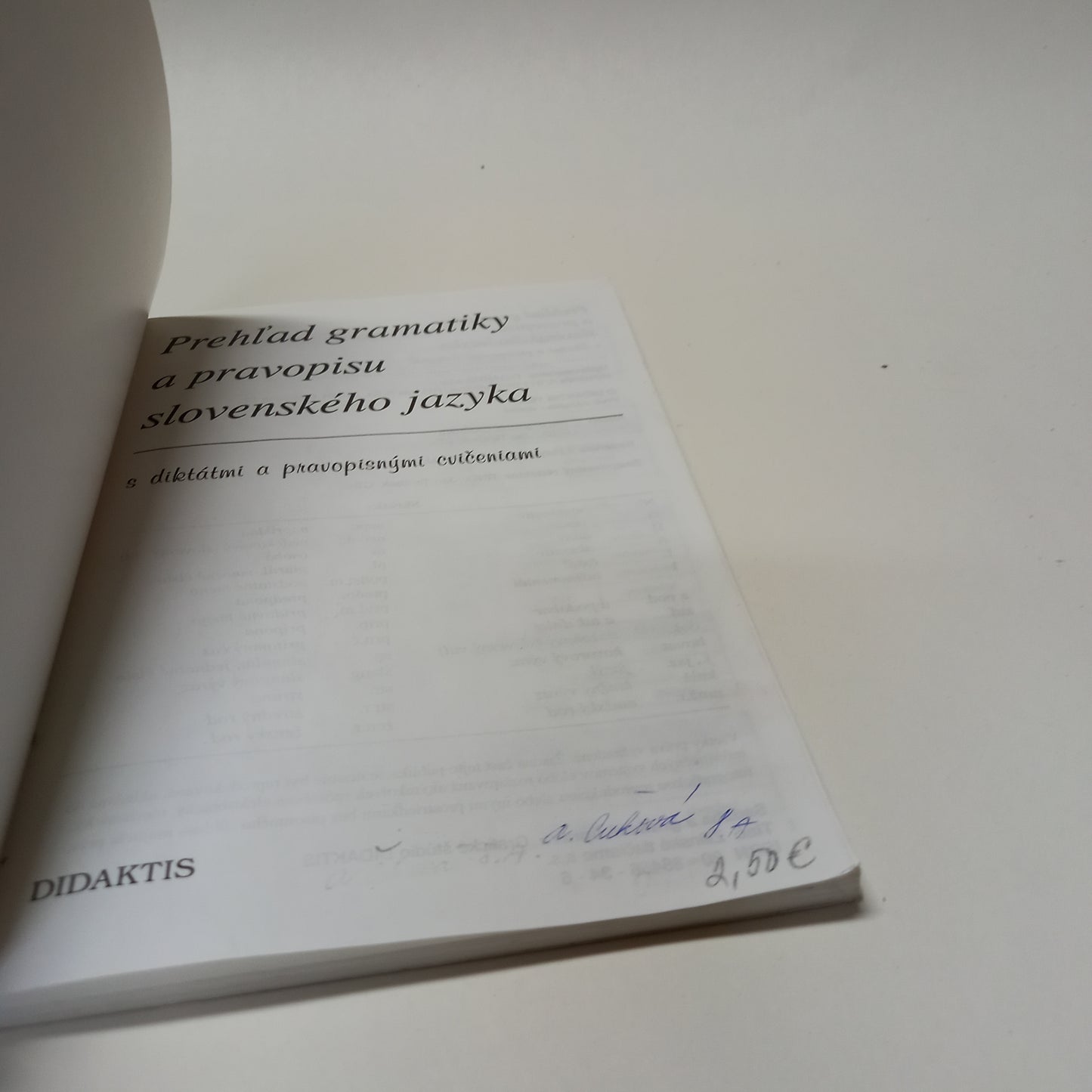 Prehľad gramatiky a pravopisu slovenského jazyka