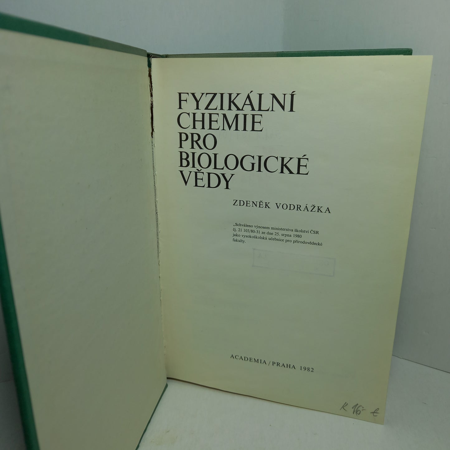 Fyzikální chemie pro biologické vědy