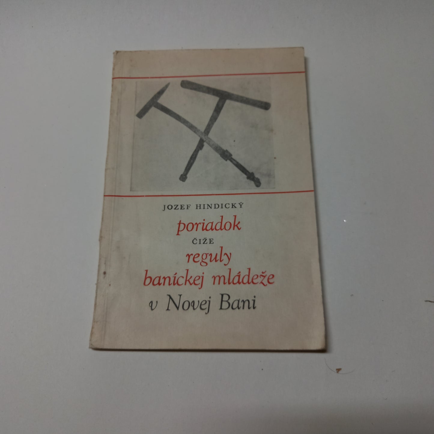 Poriadok čiže reguly baníckej mládeže v Novej Bani